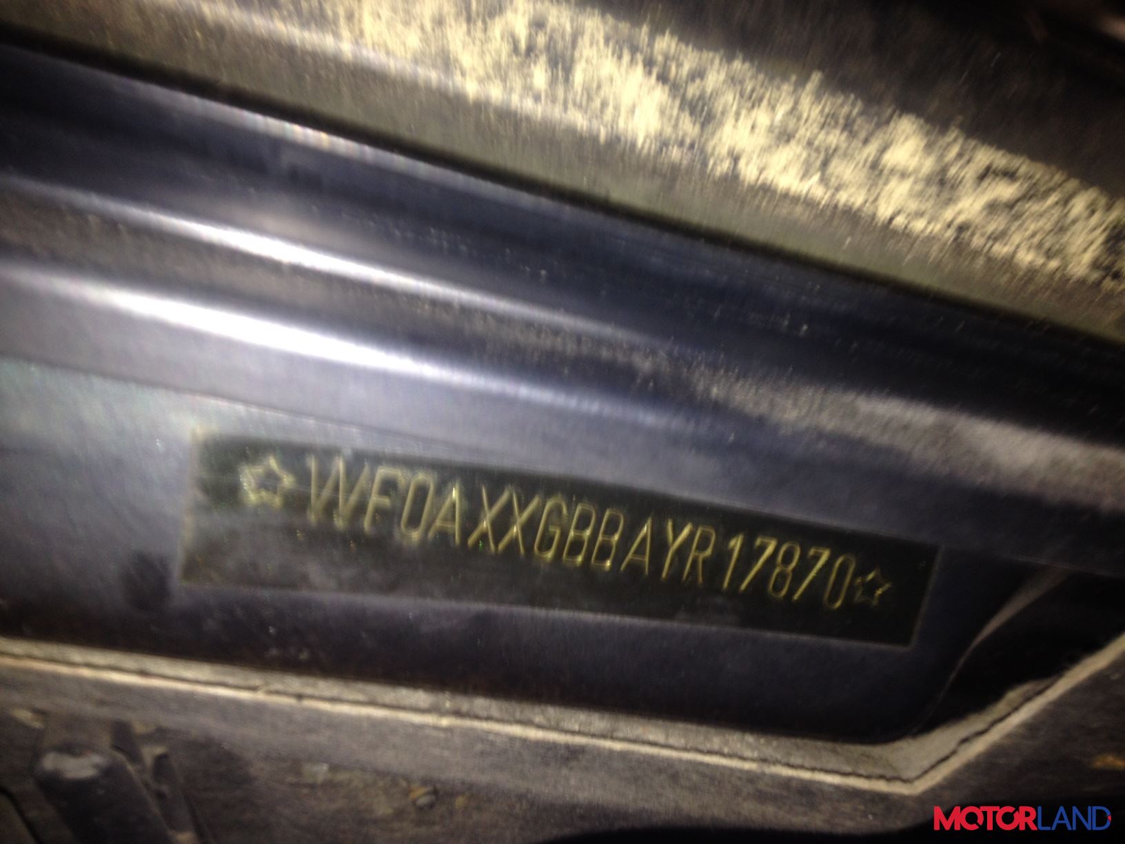 VIN code Ford Mondeo 4
