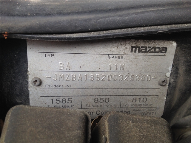 BC5A57K00A Подушка безопасности водителя Mazda 323 (BA) 1994-1998 1995 BC5A-57-K00A