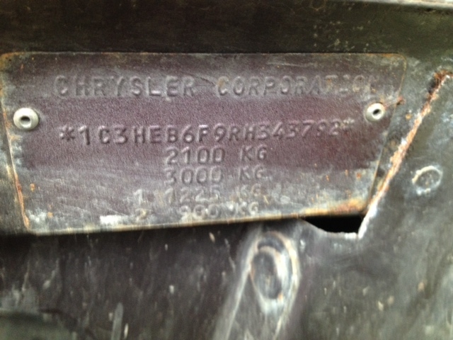 4805145 Бачок омывателя Chrysler Concorde 1992-1997 1996