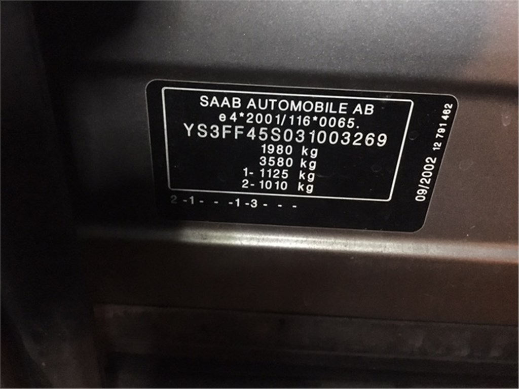 12786260 Теплообменник Saab 9-3 2002-2007 2003