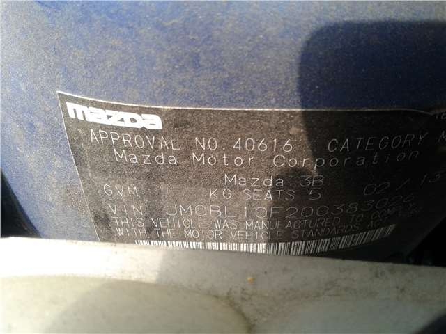 961B10 Двигатель отопителя (моторчик печки) Mazda Mazda3 BL 2009-2013 2010 BBS9-61-B10