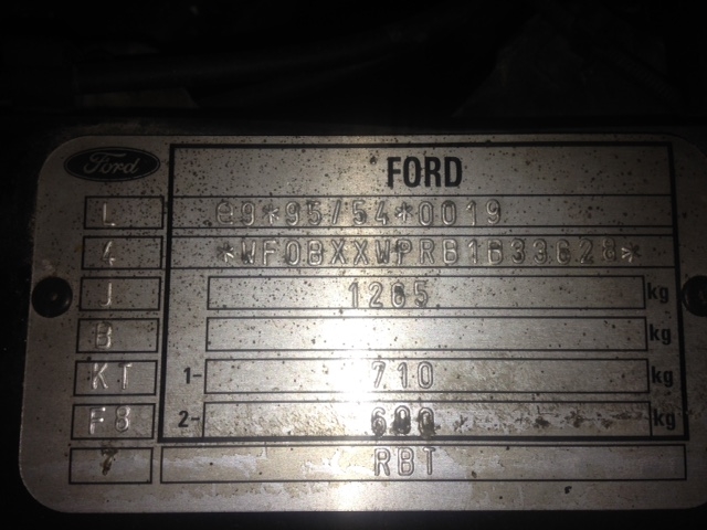 1101011 Узел педальный (блок педалей) Ford Ka 1996-2008 2001