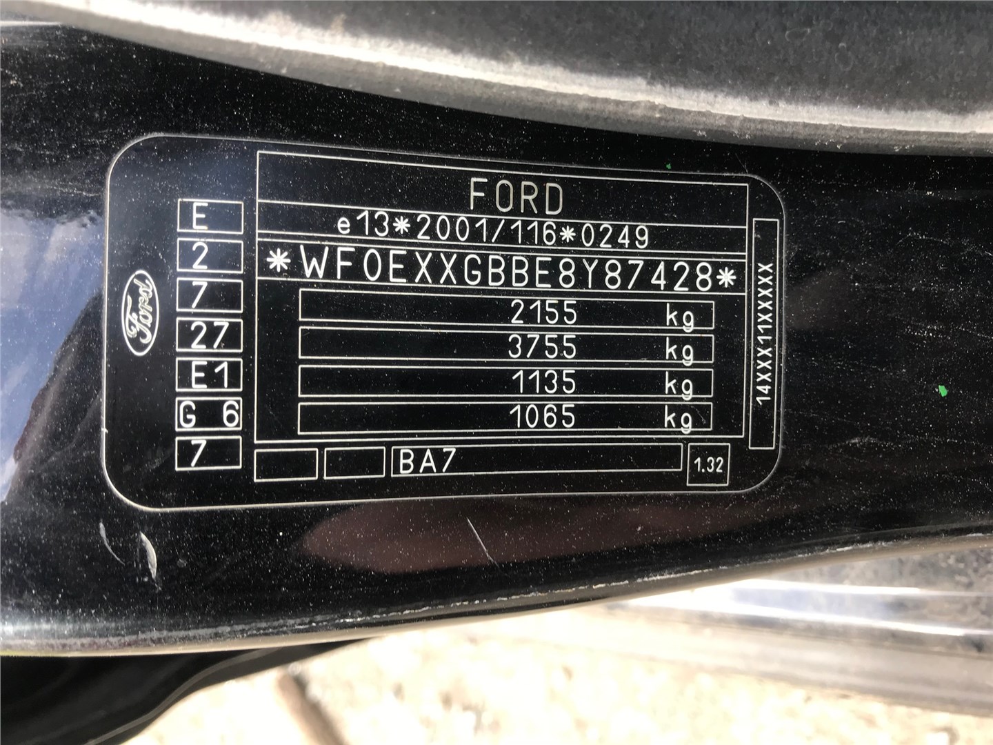 Амортизатор крышки багажника Ford Mondeo 4 2007-2015 2009