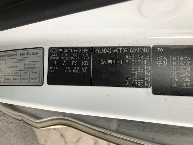 Кардан рулевой Hyundai H-1 Starex 2007-2015 2008