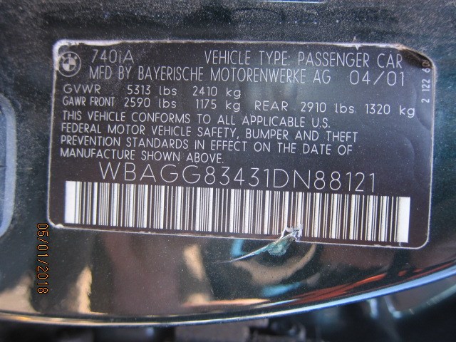 51128150418 Кронштейн бампера BMW 7 E38 1994-2001 2001