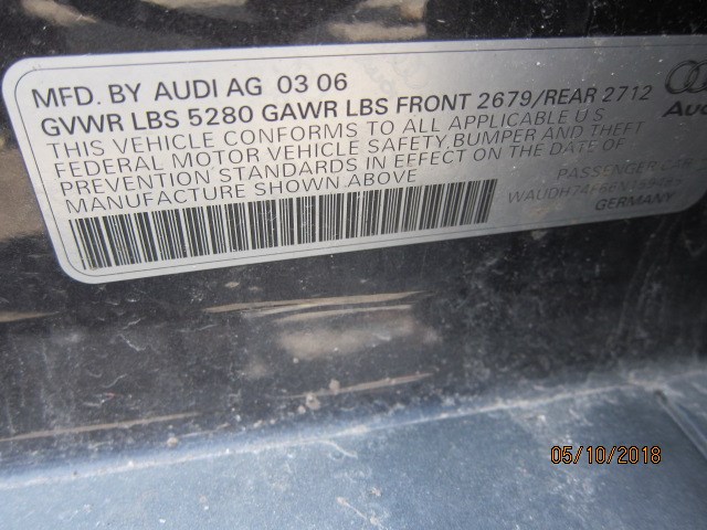 4E0035593 Блок управления радиоприемником Audi A6 (C6) 2005-2011 2006