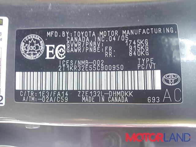 Toyota Matrix 2002-2008, разборочный номер K409 #6