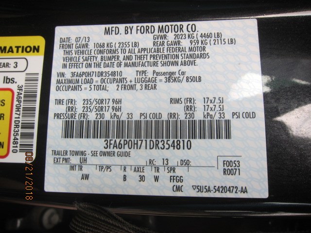 DS7T18D816AM Блок управления радиоприемником Ford Fusion 2012-2016 USA 2013 DS7T-18D816-AM