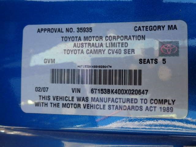 8612006270 Магнитола Toyota Camry V40 2006-2011 2007