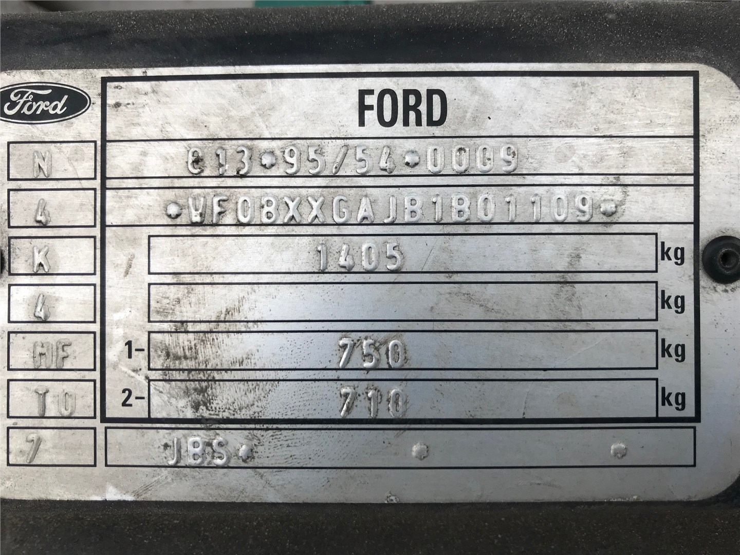 1S6F12A650DD Блок управления двигателем Ford Fiesta 1995-2000 2001 1S6F-12A650-DD