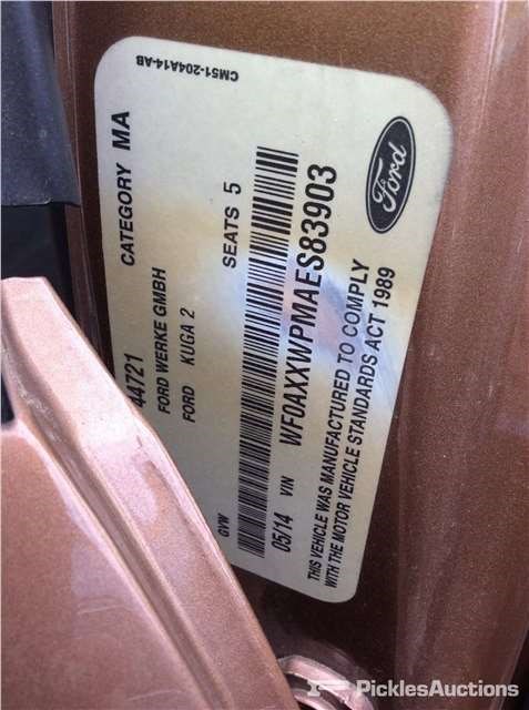 1913679 Ремень безопасности Ford Kuga 2012-2016 2014
