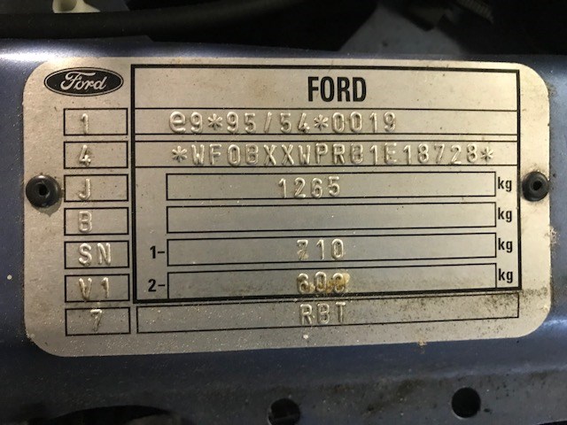 4868498 Замок багажника Ford Ka 1996-2008 2001
