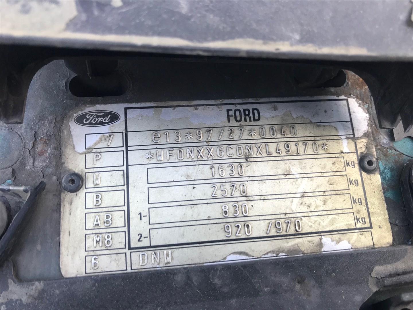 1079103 Часы Ford Focus 1 1998-2004 1999