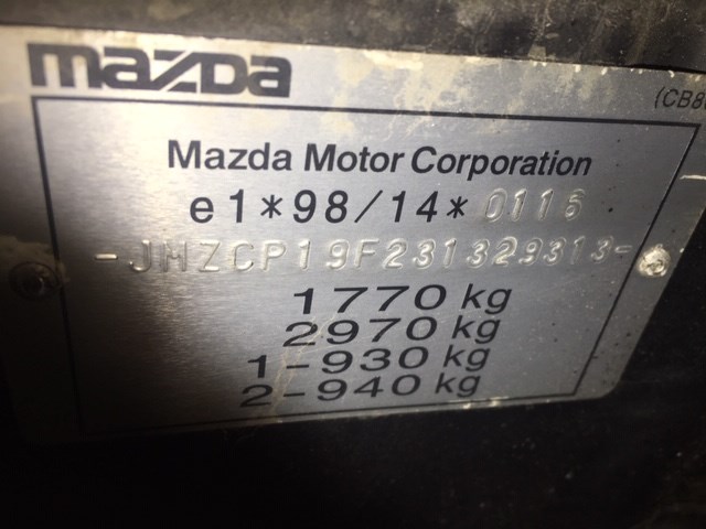 CB074130YA Педаль тормоза Mazda Premacy 1999-2005 2004 CB07-41-30YA