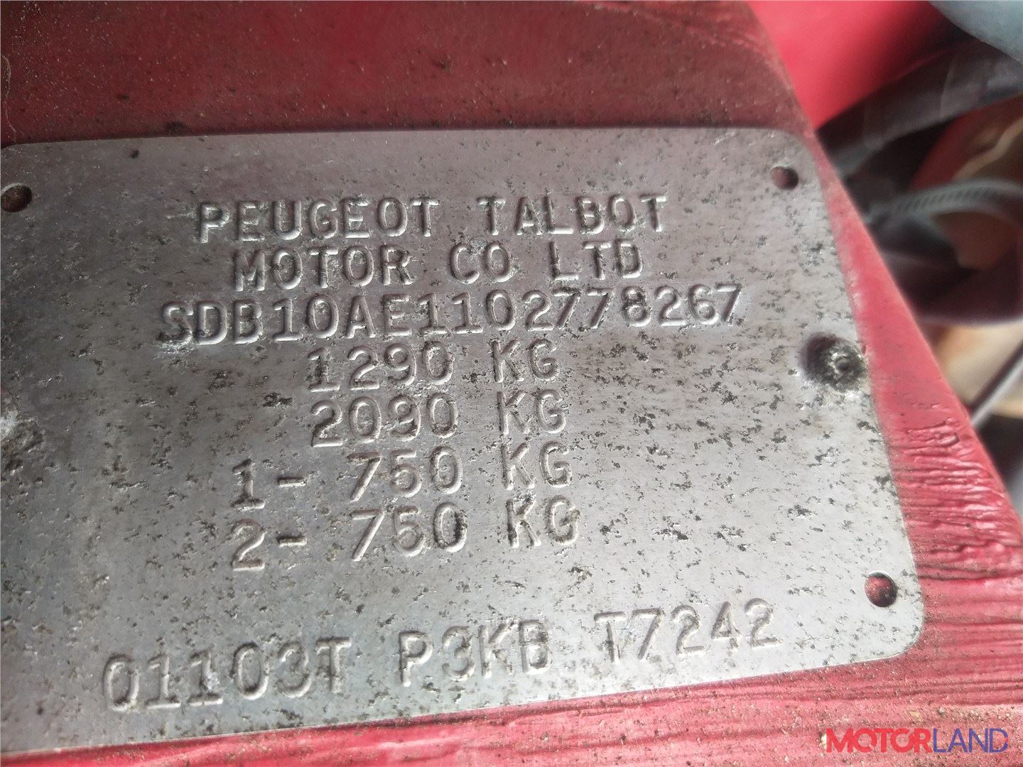 Peugeot 309, разборочный номер 98185 #1