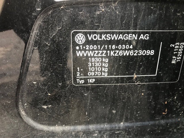 1K0959704F Двигатель стеклоподъемника Volkswagen Golf Plus 2006