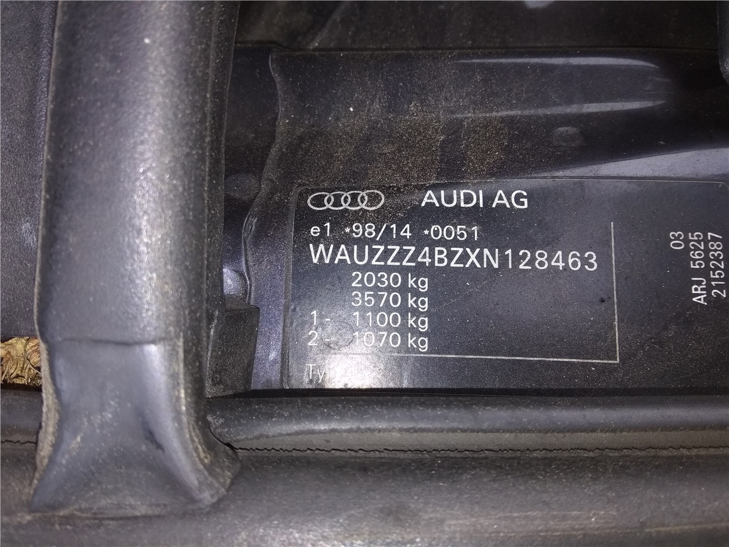 Прочая запчасть Audi A6 (C5) 1997-2004 1999
