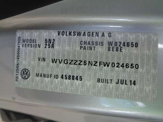 5N0857806 Ремень безопасности зад. правая Volkswagen Tiguan 2011-2016 2014