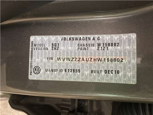 3G0919605B Дисплей компьютера (информационный) Volkswagen Golf 7 2012-2017 2016