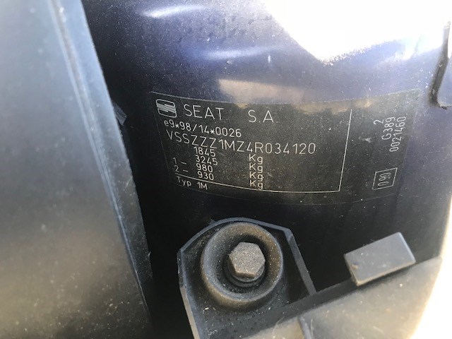 1M1880217F Пластик панели торпеды Seat Toledo 2 1999-2004 2003