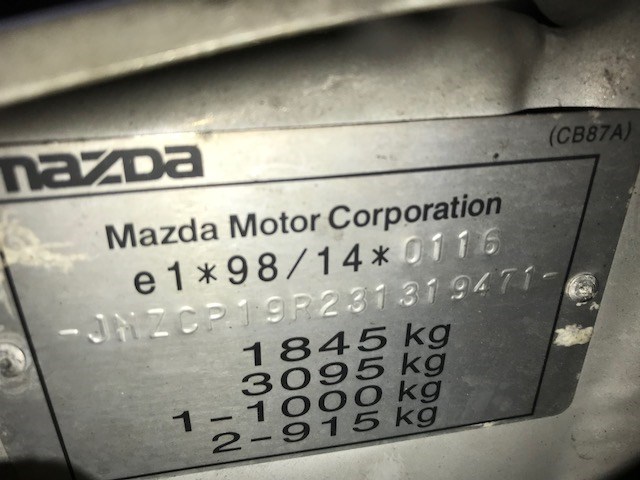 CB074130YA Педаль тормоза Mazda Premacy 1999-2005 2002 CB07-41-30YA