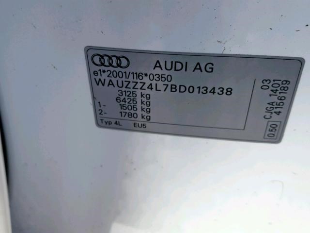 4L0827552F Амортизатор крышки багажника Audi Q7 2009-2015 2010