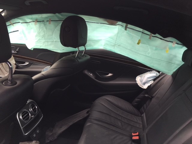 Защита моторного отсека (картера ДВС) Mercedes S W222 2013- 2015
