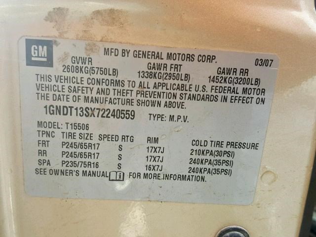 15934199 Блок управления радиоприемником Chevrolet Trailblazer 2001-2010 2007