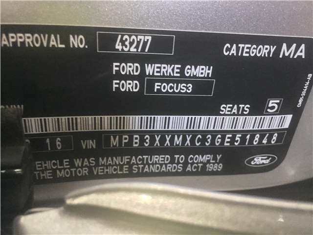 07198673314 Педаль газа Ford Focus 3 2014-2019 2016