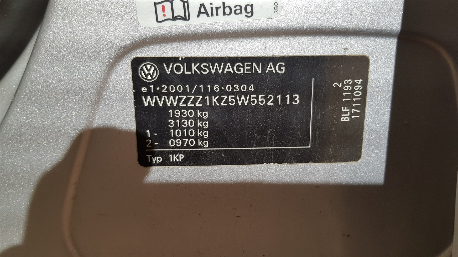 Переключатель отопителя (печки) Volkswagen Golf Plus 2005