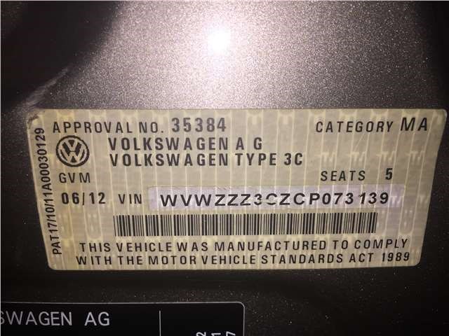 1K2723503AJ Педаль газа Volkswagen Passat 7 2010-2015 Европа 2012