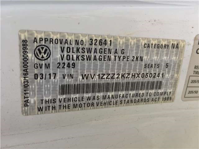 2K0599175A Кронштейн рессоры Volkswagen Caddy 2015- 2017