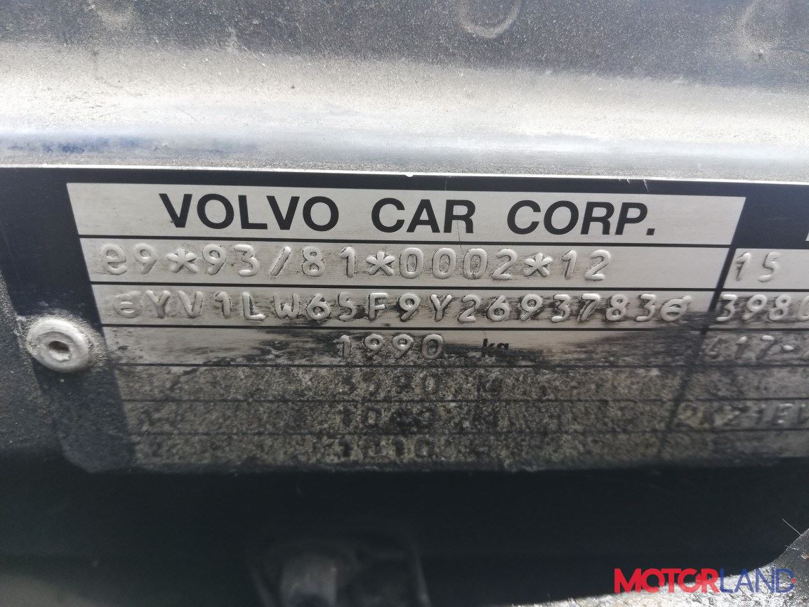 Volvo S70 / V70 1997-2001, разборочный номер 97905 #5