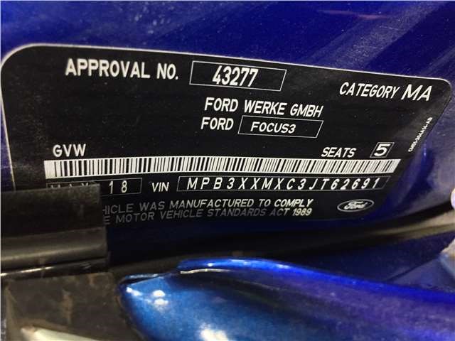 EV619F830BA Педаль газа Ford Focus 3 2014-2019 2018