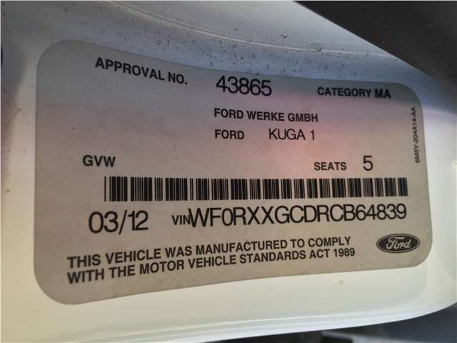 4M5T13335BD Переключатель поворотов Ford Kuga 2008-2012 2012