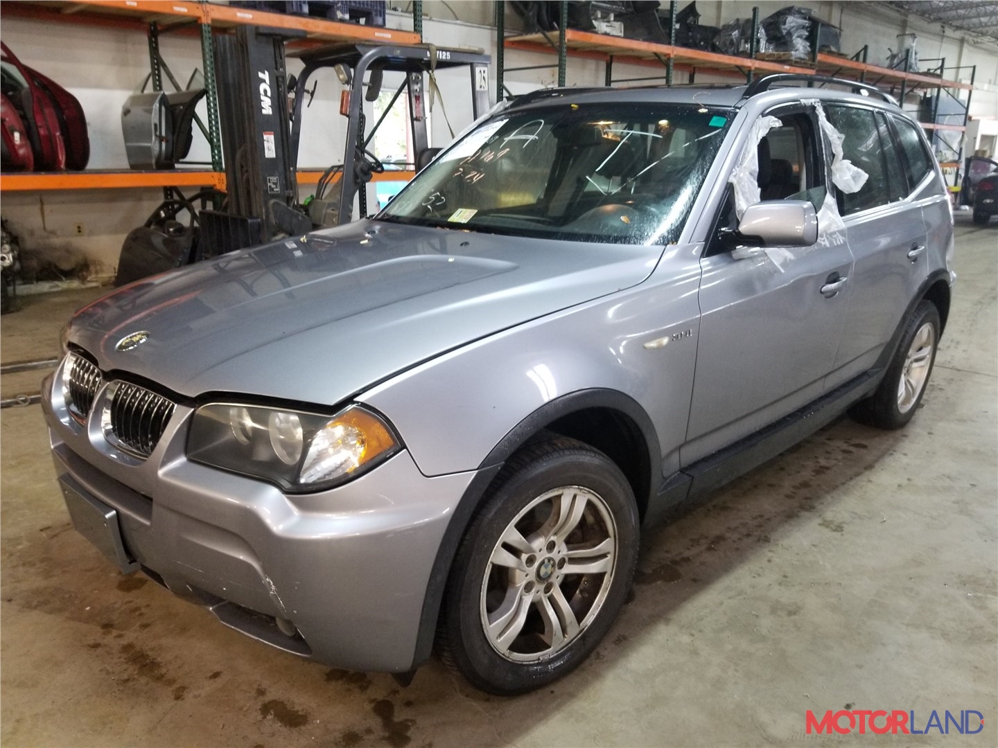 Накладка под номер (бленда) BMW X3 E83 | БМВ Х3 Е83 2004-2010 купить б/у  5510732