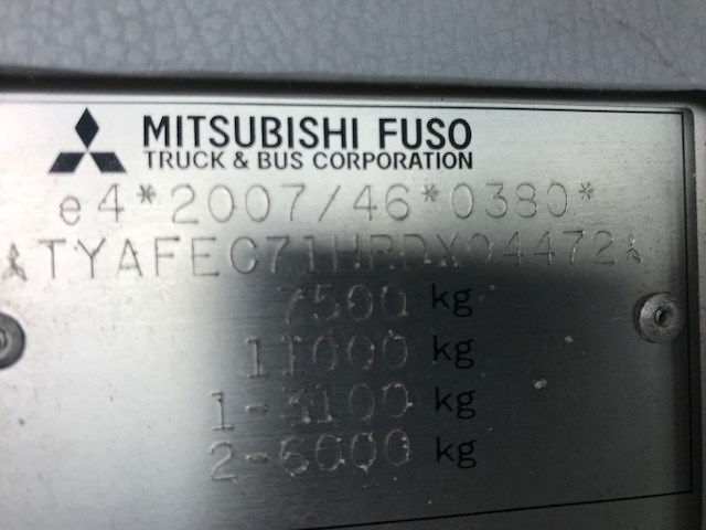 Накладка грузовой кабины перед. левая Mitsubishi Fuso Canter 2013