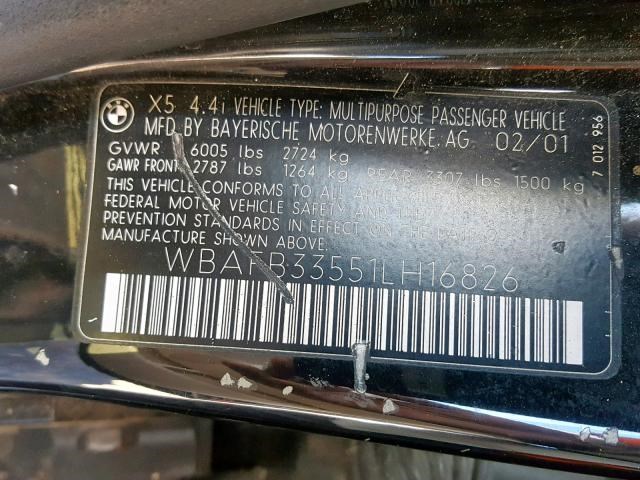 51248408956 Кронштейн крышки багажника BMW X5 E53 2000-2007 2001