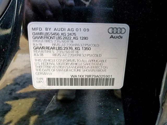 Пластик панели торпеды Audi Q5 2008-2017 2009