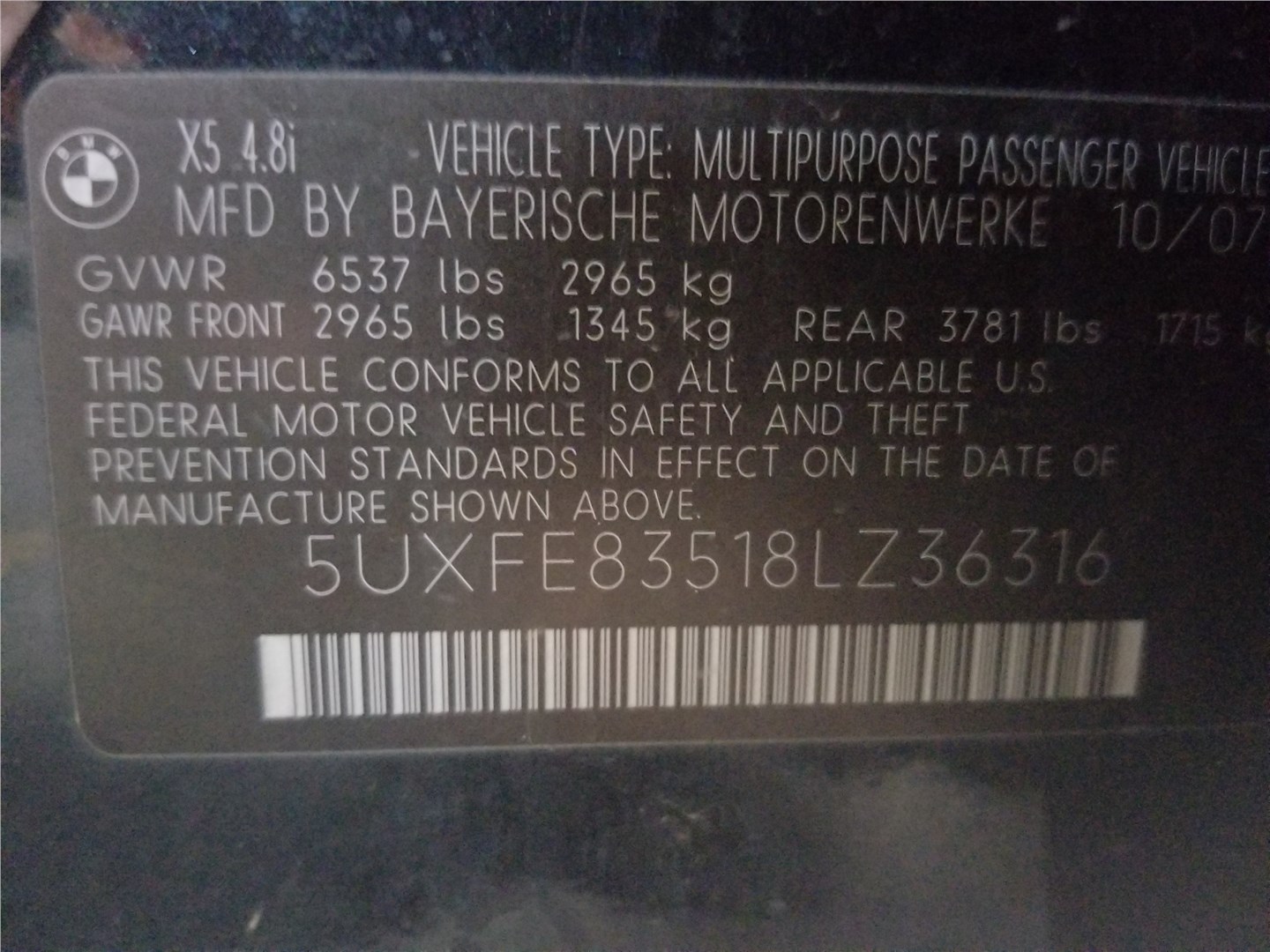 7568012 Катализатор BMW X5 E70 2007-2013 2007