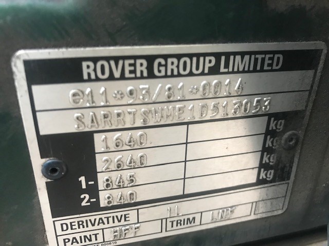Молдинг крыла Rover 45 2000-2005 2000