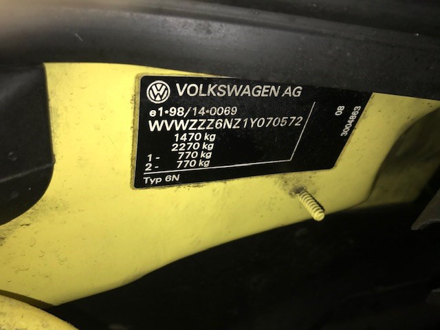 6X0953257 Блок управления иммобилайзера Volkswagen Polo 1999-2001 2000