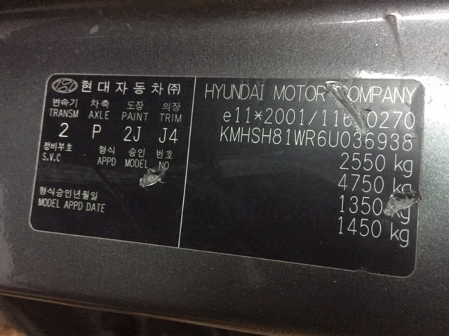 877702B000 Молдинг двери Hyundai Santa Fe 2005-2012 2006