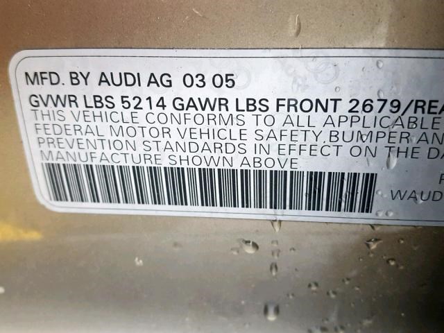 4F5827302D Петля крышки багажника Audi A6 (C6) 2005-2011 2005