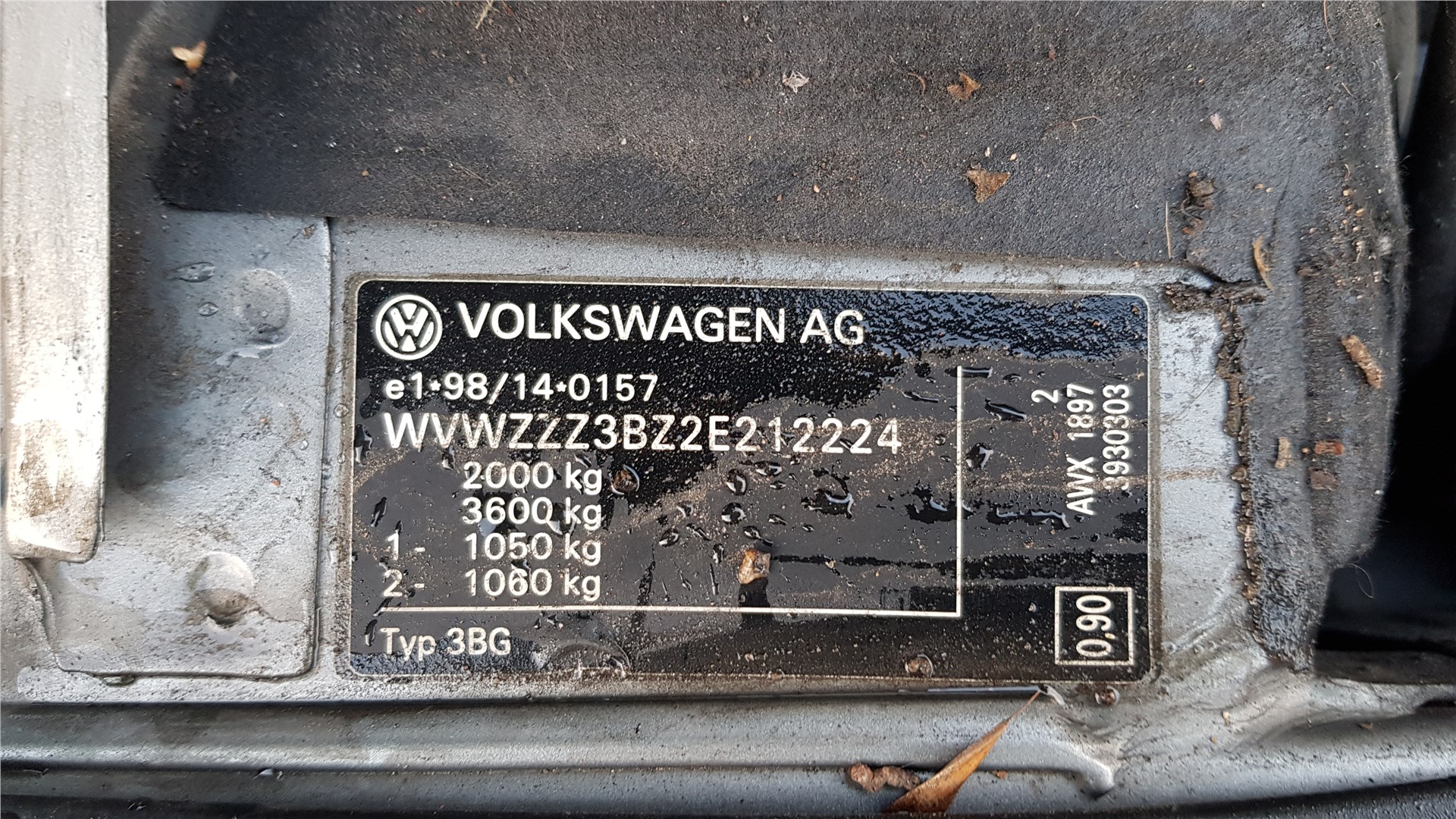 7D0601165 Колпачок литого диска Volkswagen Passat 5 2000-2005 2001
