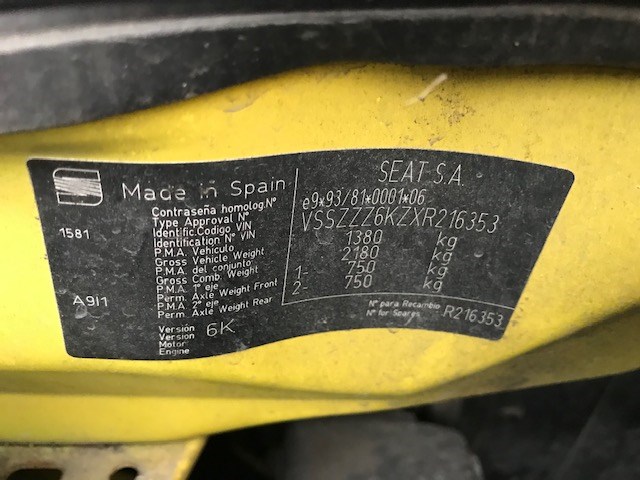 Маховик Seat Ibiza 2 1993-1999 1999