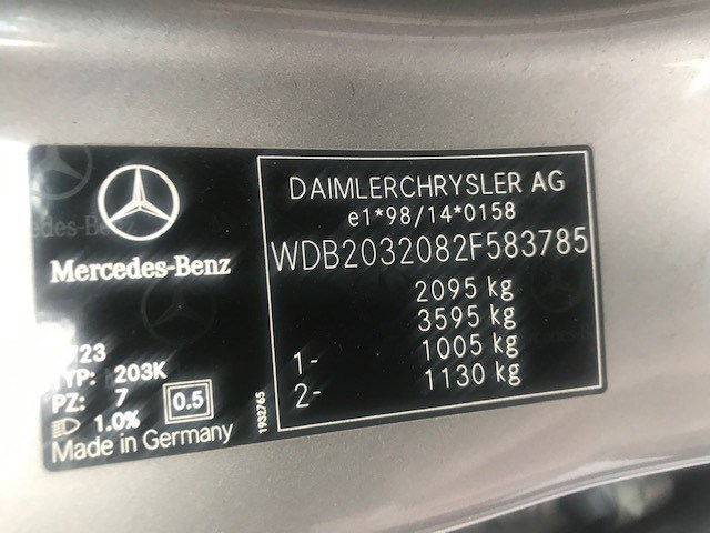 A2204000125 Колпачок литого диска Mercedes C W203 2000-2007 2004