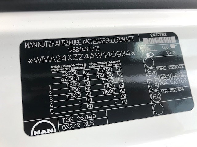 51095007148 Радиатор интеркулера Man TGX 2007-2012 2010