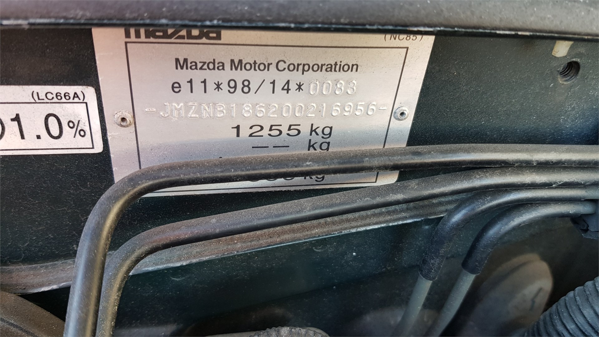 Катафот левая Mazda MX-5 2 1998-2005 2002