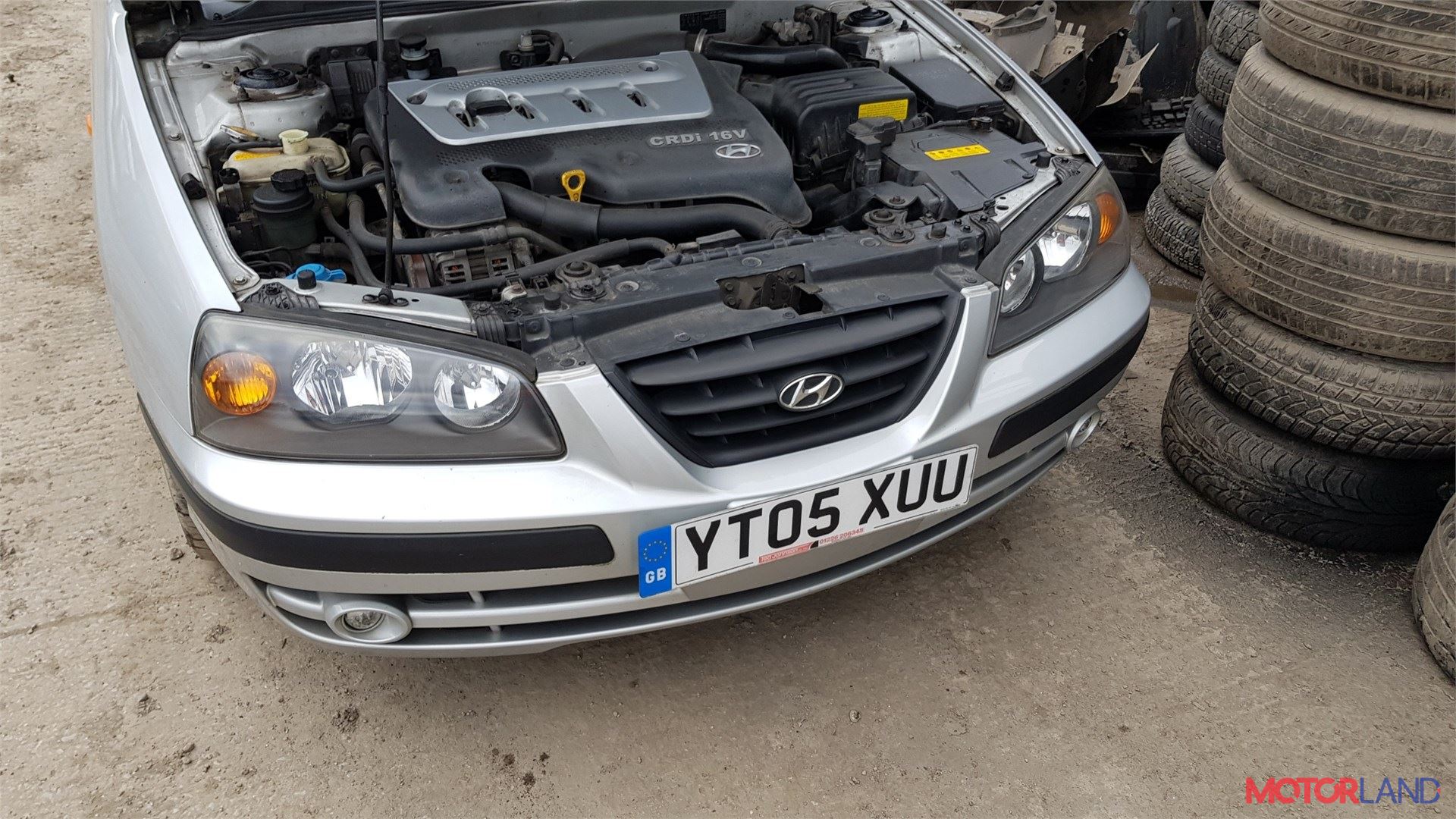 Недавно поступивший автомобиль Hyundai Elantra 2000-2005 - разборочный  номер t14823